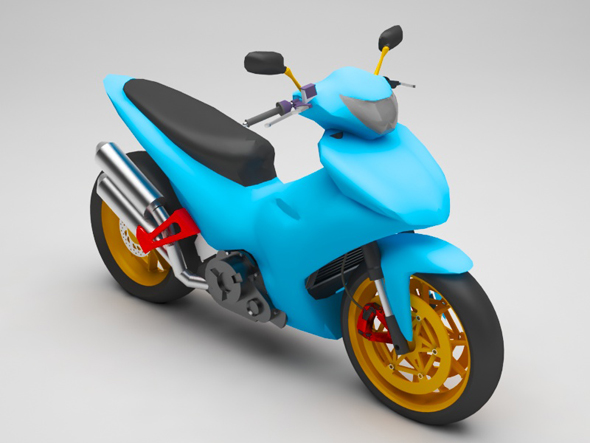 motorcycle - 3Docean 26206933