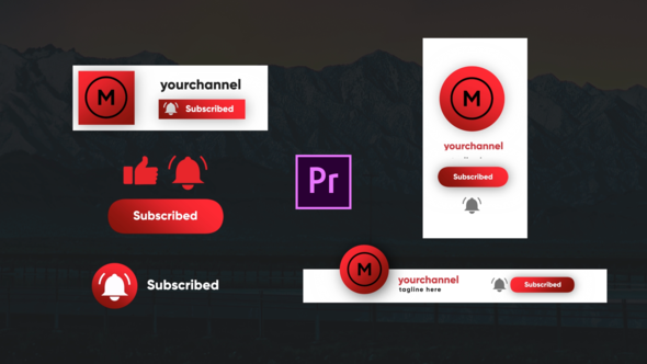 youtube subscribe template premiere pro free download