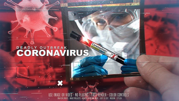 Deadly Outbreak Coronavirus - VideoHive 26207936