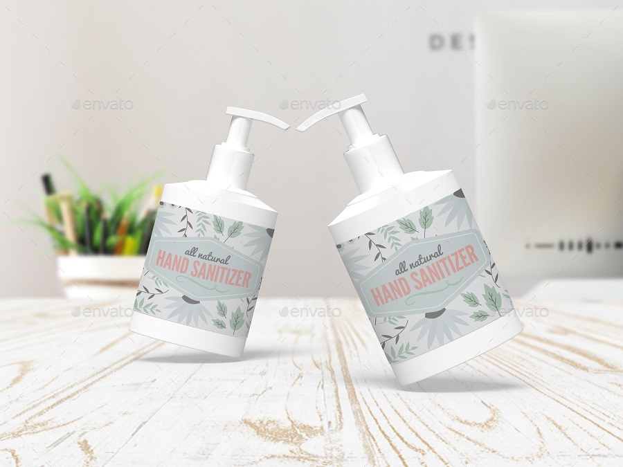 Download Hand Sanitizer Bottle Mockups By Authenticmockup Graphicriver