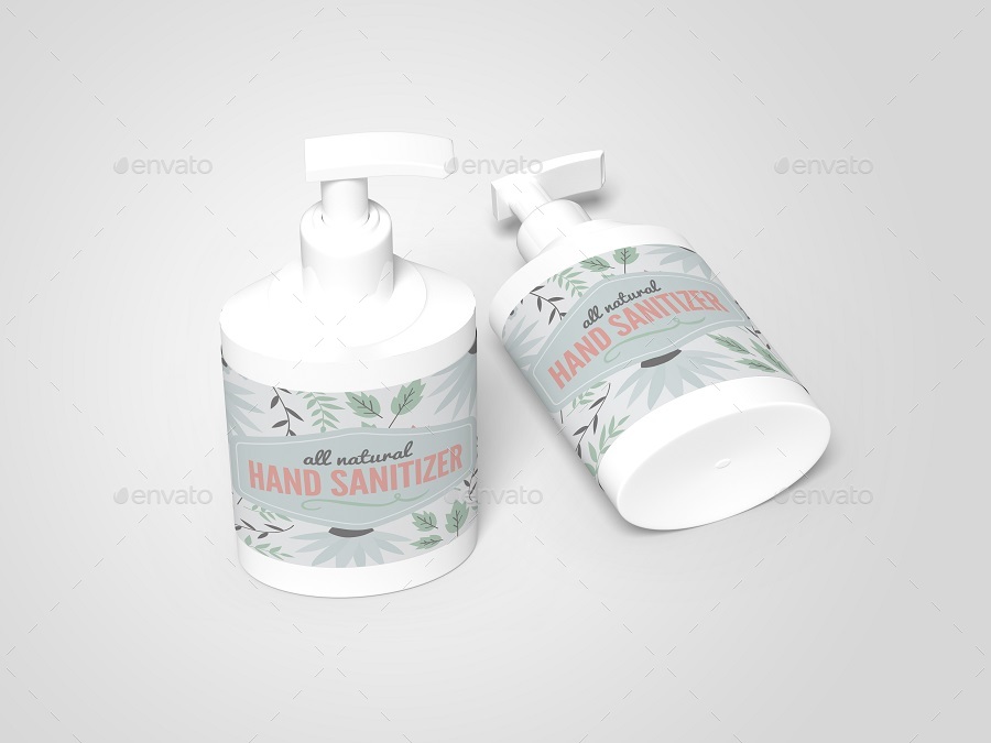 Download Hand Sanitizer Bottle Mockups By Authenticmockup Graphicriver
