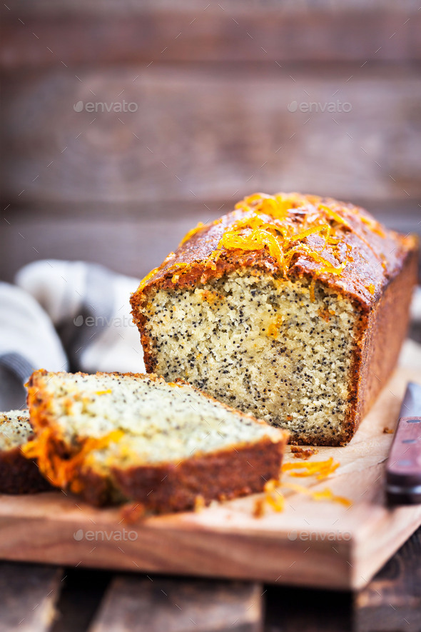 Orange and poppy seeds cake Stock Photo by KateSmirnova PhotoDune