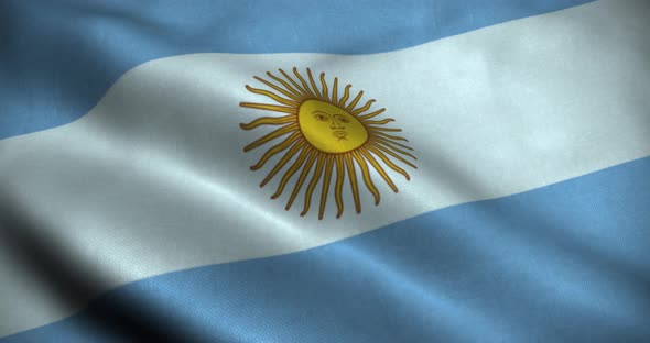 Argentina waving Flag