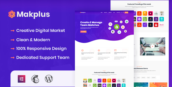 Makplus – Digital Marketplace WooCommerce Theme