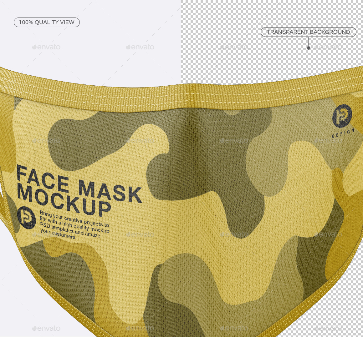 Download Face Mask Mockup By Trdesignme Graphicriver PSD Mockup Templates