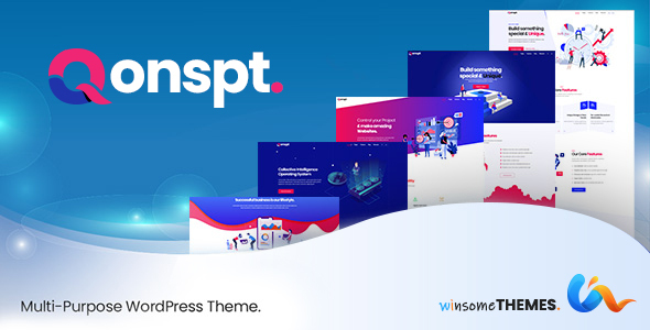 Qonspt – Isometric MultiPurpose WordPress Theme