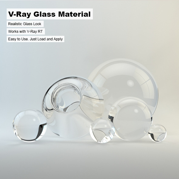V-Ray Glass Material - 3Docean 244286