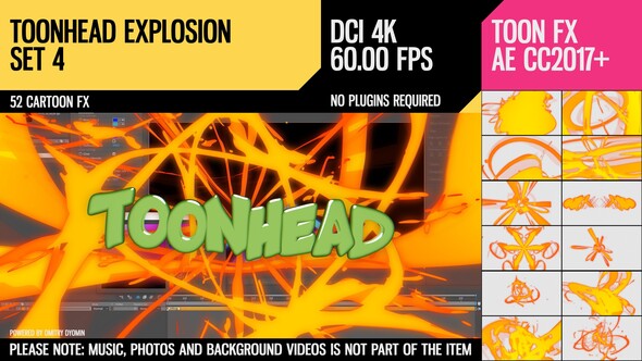 Toonhead (Explosion FX - VideoHive 26223753