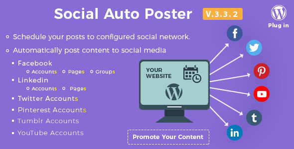Social Auto Poster - WordPress Plugin