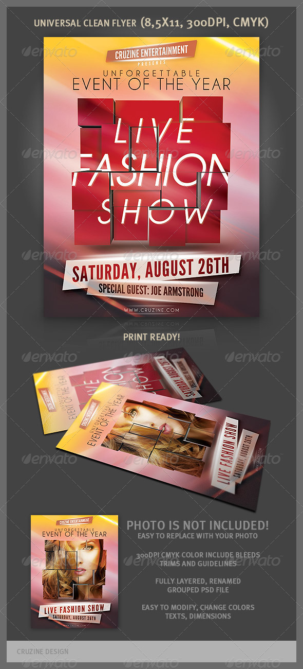 Universal Clean Flyer - Miscellaneous Events