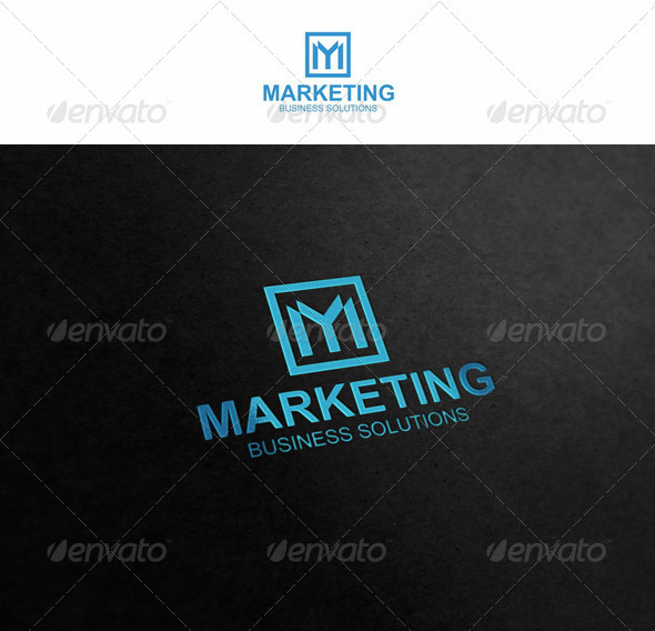 M - Marketing Logo - Letters Logo Templates