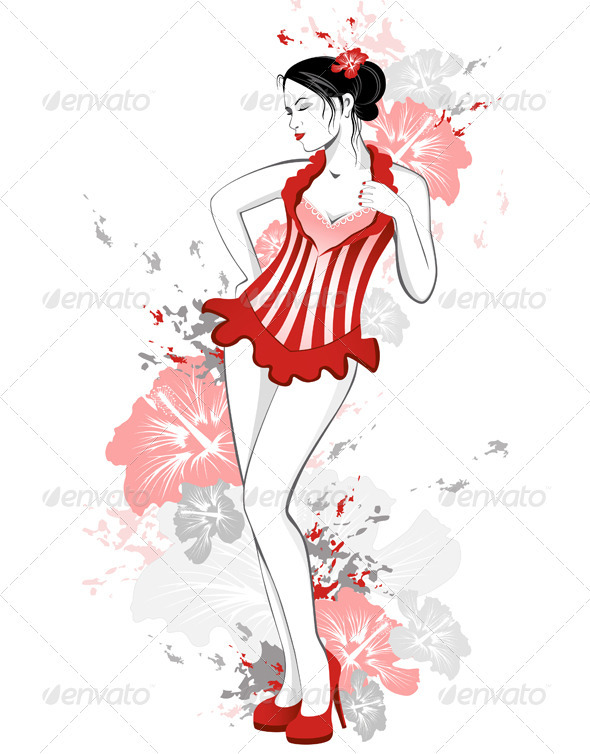Beautiful Girl - People Characters