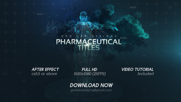 Pharmaceutical TitleslFitness TitleslHealth - VideoHive 26236401