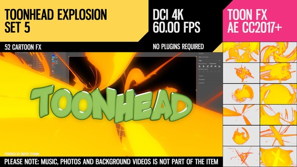 Toonhead (Explosion FX - VideoHive 26237185