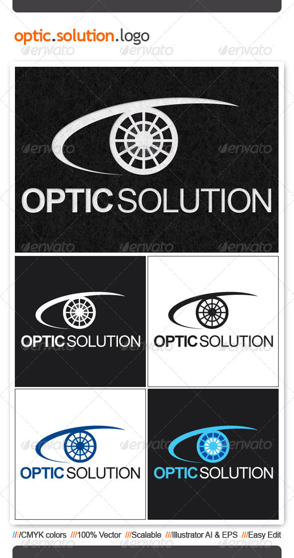 Optic Solution Logo Template - Humans Logo Templates