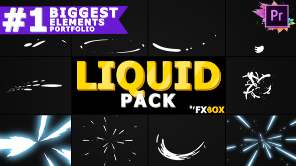 Cartoon Liquid | Premiere Pro MOGRT