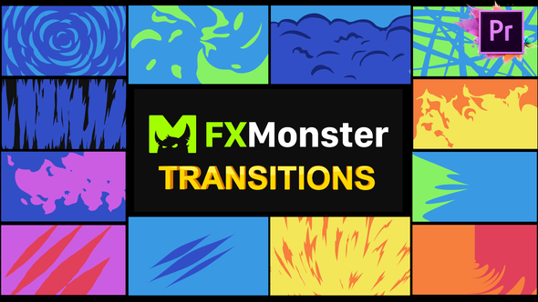 Stylish Transitions | Premiere Pro MOGRT