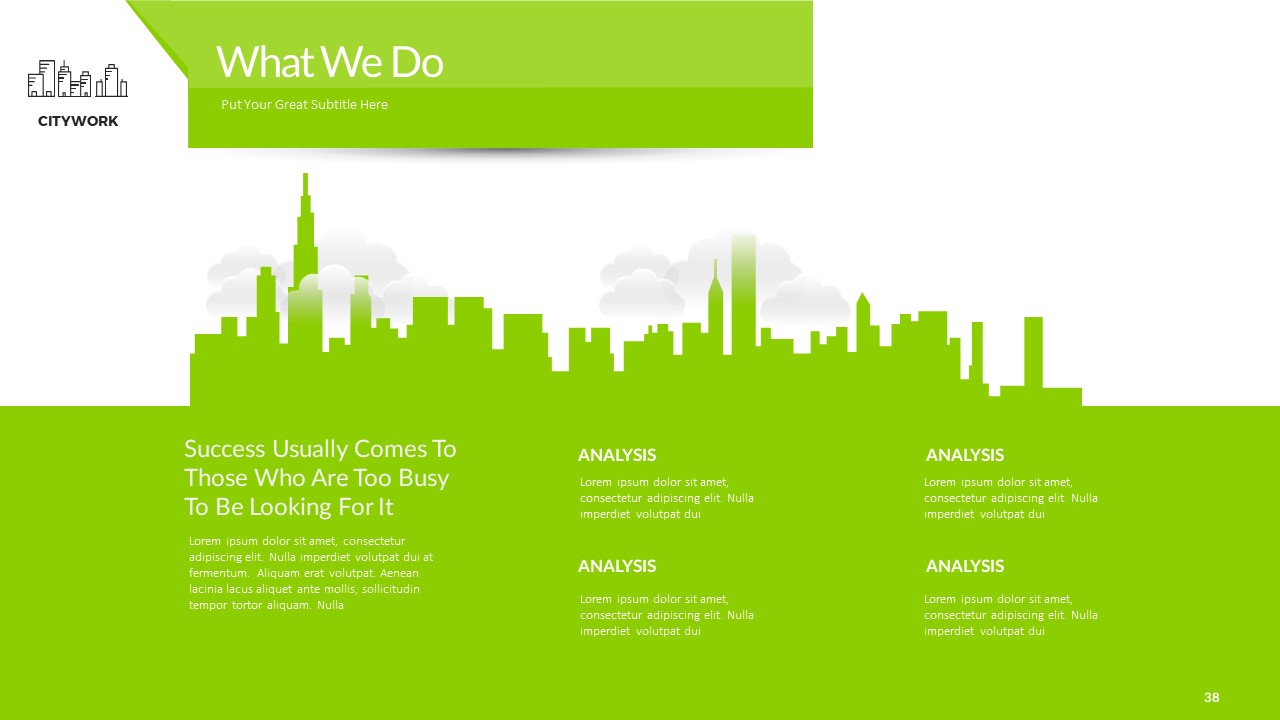 Citywork Powerpoint Presentation by StockShape | GraphicRiver