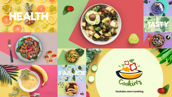 Healthy Food Intro - VideoHive 26160562