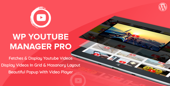WP YouTube Manager Pro