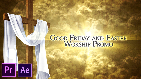 Good Friday and Easter Worship Promo Pack - Premiere Pro