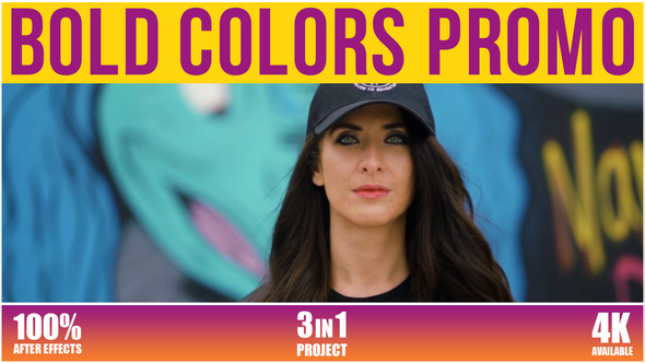 Bold Colors Promo - VideoHive 26261071
