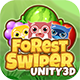 FOREST SWIPER UNITY3D ADMOB LATEST API SUPPORT EASY RESKIN
