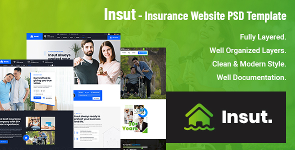 Insut - Insurance - ThemeForest 26276171