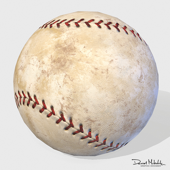 Old Baseball PBR - 3Docean 26276490