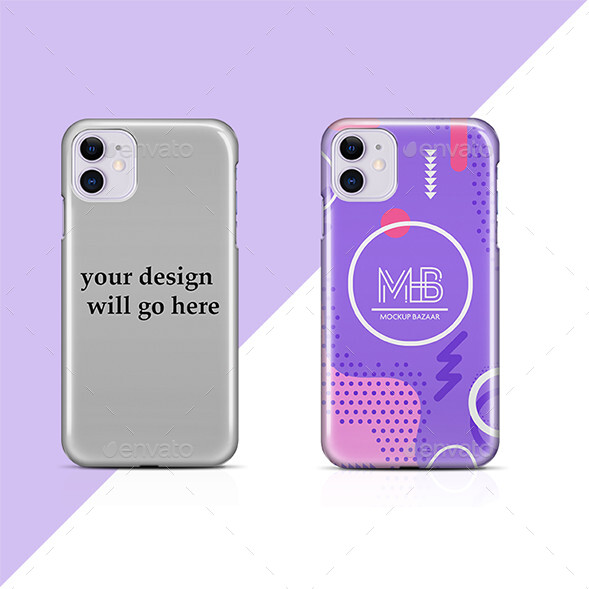 Download Phone 11 3d Case Design Mockup- Back View by MockupBazaar ...