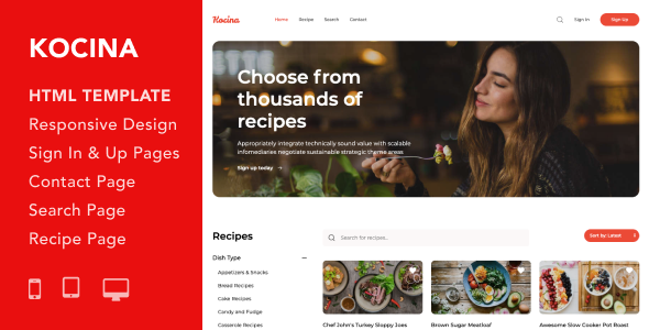 Kocina - Cooking - ThemeForest 25392984