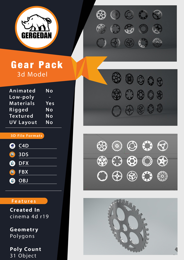 Gear Pack - 3Docean 23135218