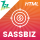 SassBiz – Software, App & Startup Responsive Sass Template. - ThemeForest Item for Sale