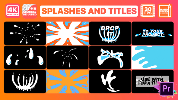 Splash And Titles | Premiere Pro MOGRT