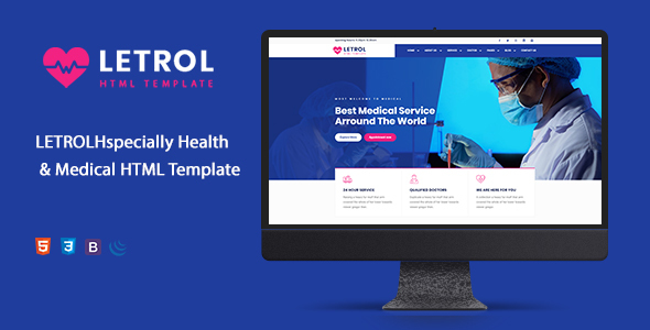 Great Letrol - Health & Medical HTML Template