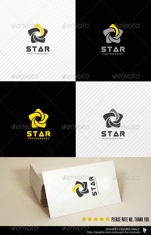 Start Photography Logo Template - Abstract Logo Templates