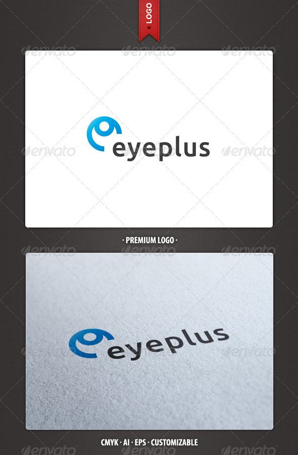 Eye and Letter E Logo Template - Abstract Logo Templates