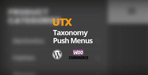 UTX Taxonomy Push Menus for WordPress