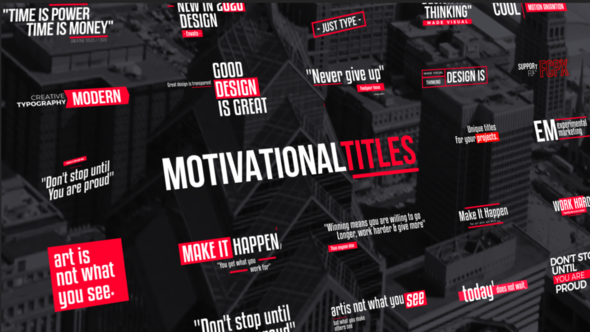 Titles Motivational | FCPX & Apple Motion
