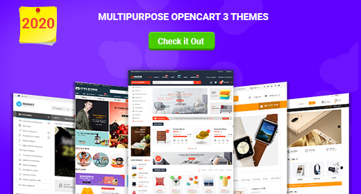 Best Multipurpose OpenCart 3 Themes 2020