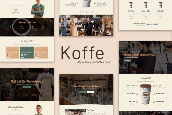 Koffe - CafeCoffee - ThemeForest 26300402