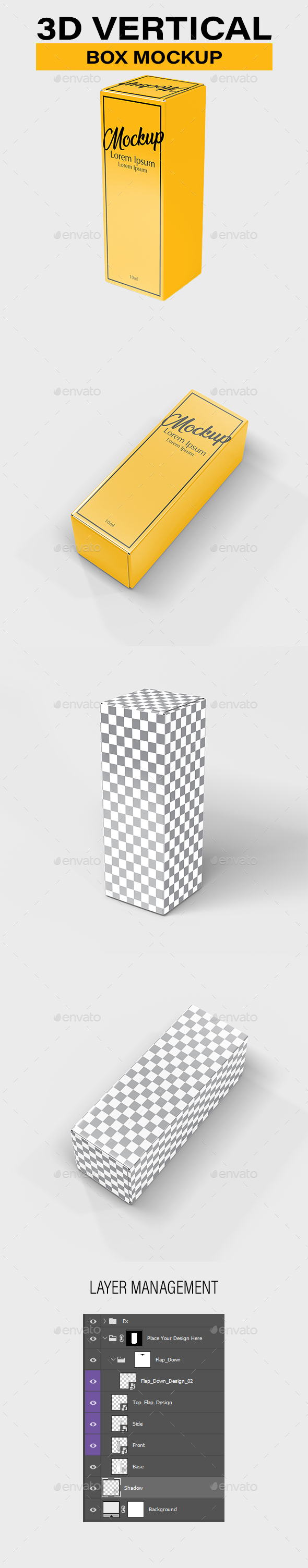 Download Vertical Box 3D Mockup High Resolution Smart Object PSD by ...