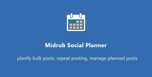 Midrub Social Planner – planify your social life