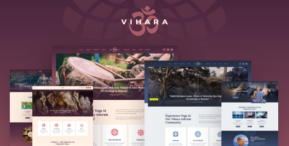 Vihara | Ashram Oriental Buddhist Temple WordPress Theme + RTL