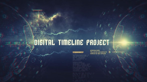 Digital Timeline Project - VideoHive 26304091