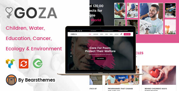 Goza – Nonprofit Charity WordPress Theme