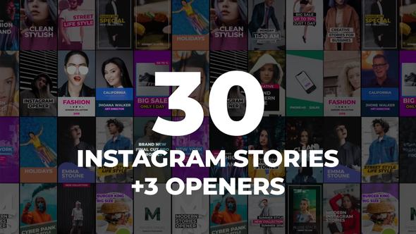 30 Instagram Stories Pack