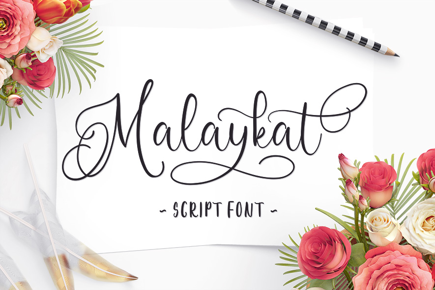 Malaykat Script Font, Fonts | GraphicRiver