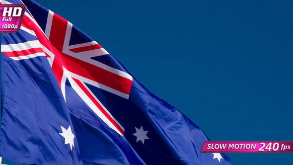 New Zealand Flag Wiggles The Wind alt