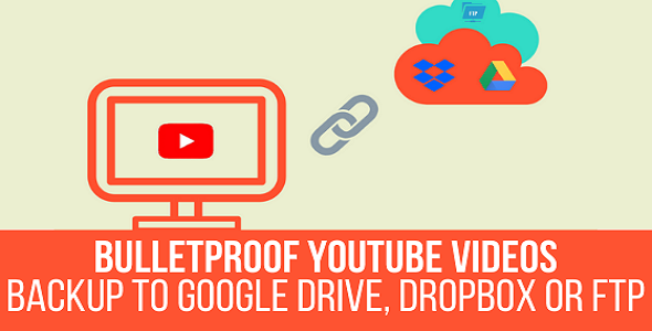 Bulletproof YouTube Videos - Backup to Google Drive, Dropbox, FTP